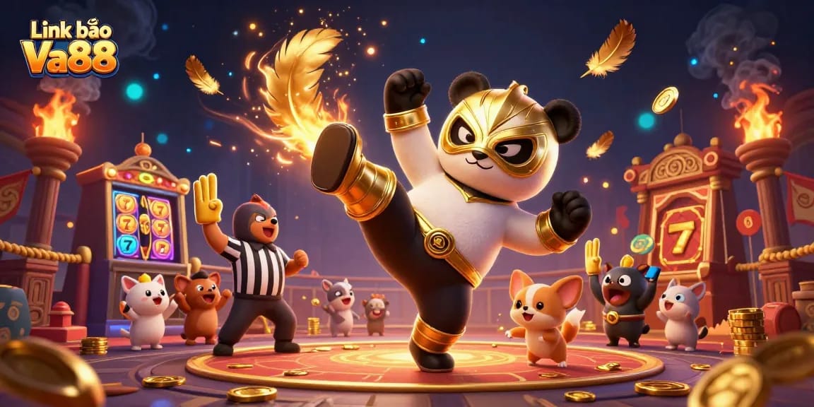 Experience thrilling gameplay with Link vào Va88, where lively animals celebrate exciting casino wins.