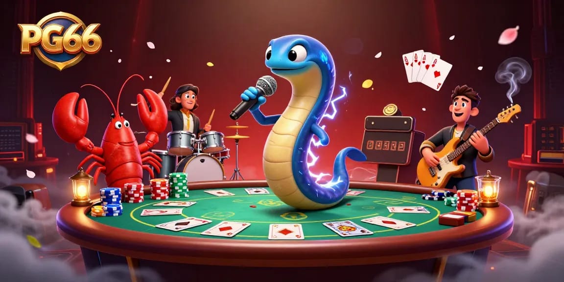 Experience the thrill of PG66 with a vibrant underwater casino scene showcasing exciting gaming elements.