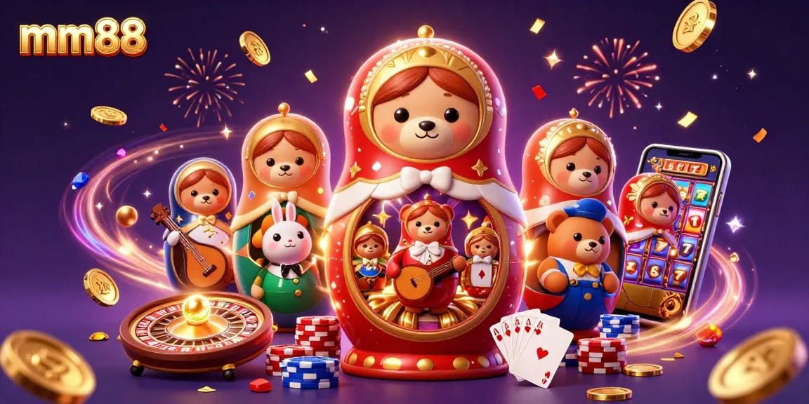 Experience exciting gameplay at mm88 with vibrant casino characters and dynamic winnings.