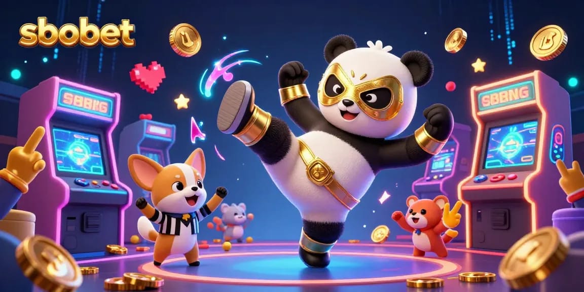 Sbobet brings excitement to sports betting with a thrilling, action-packed 3D scene.