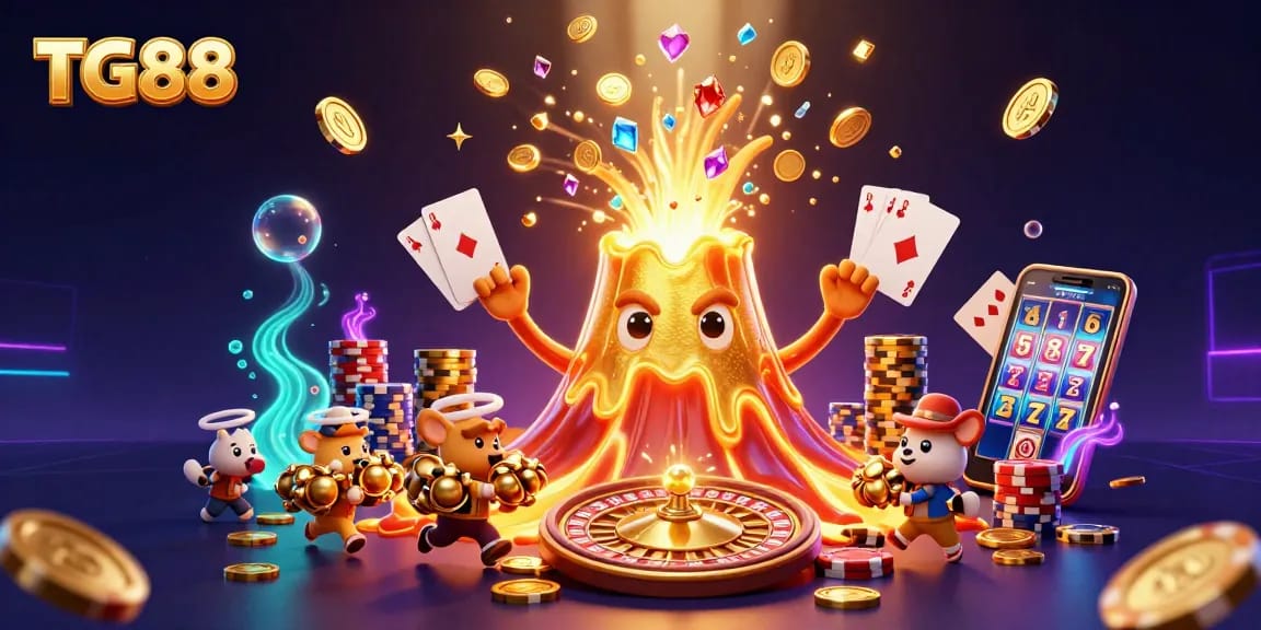 Experience the thrill of winning with TG88's vibrant casino games and treasure-filled adventures.
