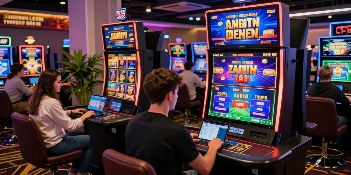 Casino non UK players enjoying diverse gaming experiences in a vibrant online environment with engaging graphics and promotions.