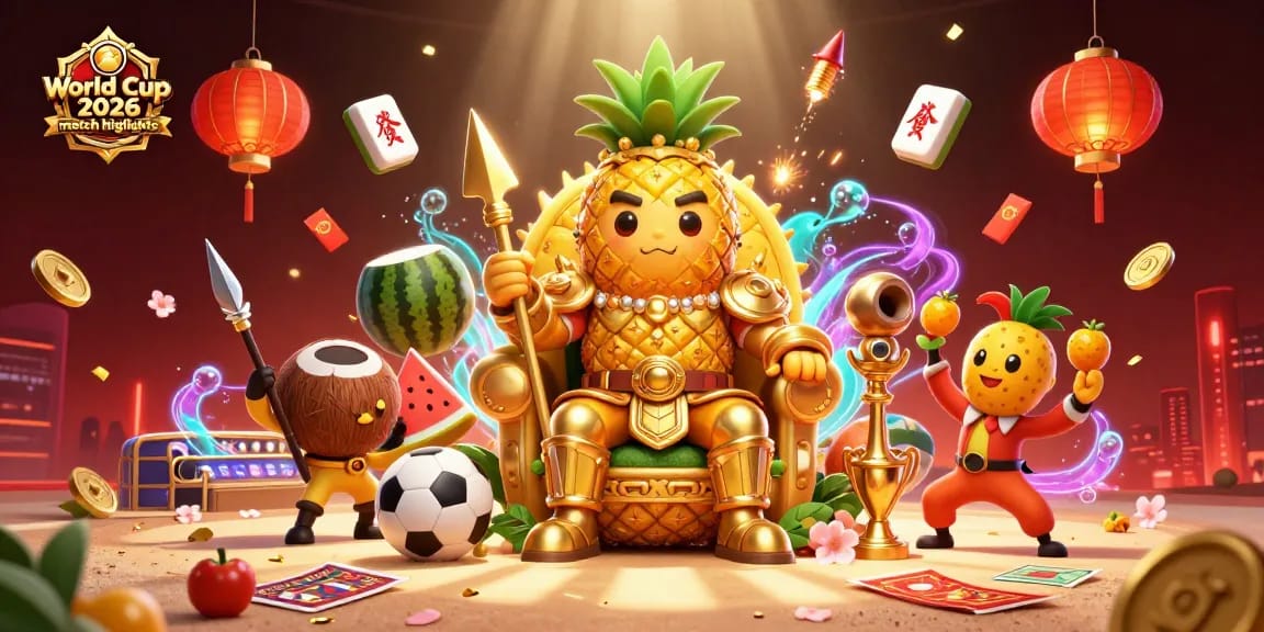 Watch captivating World Cup 2026 match highlights in an immersive 3D gambling scene with vibrant details.