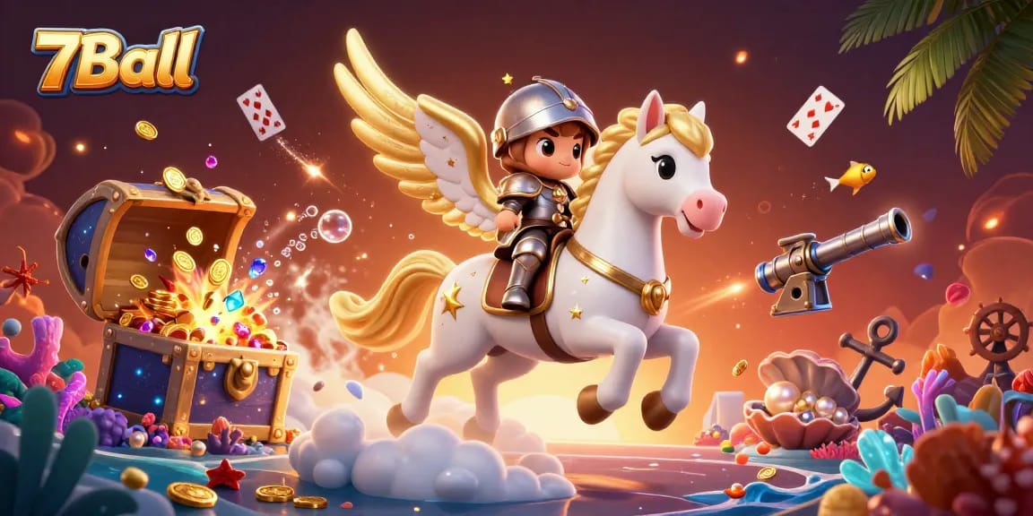 Experience thrilling gameplay with vibrant treasures in the dazzling 7Ball online casino world.