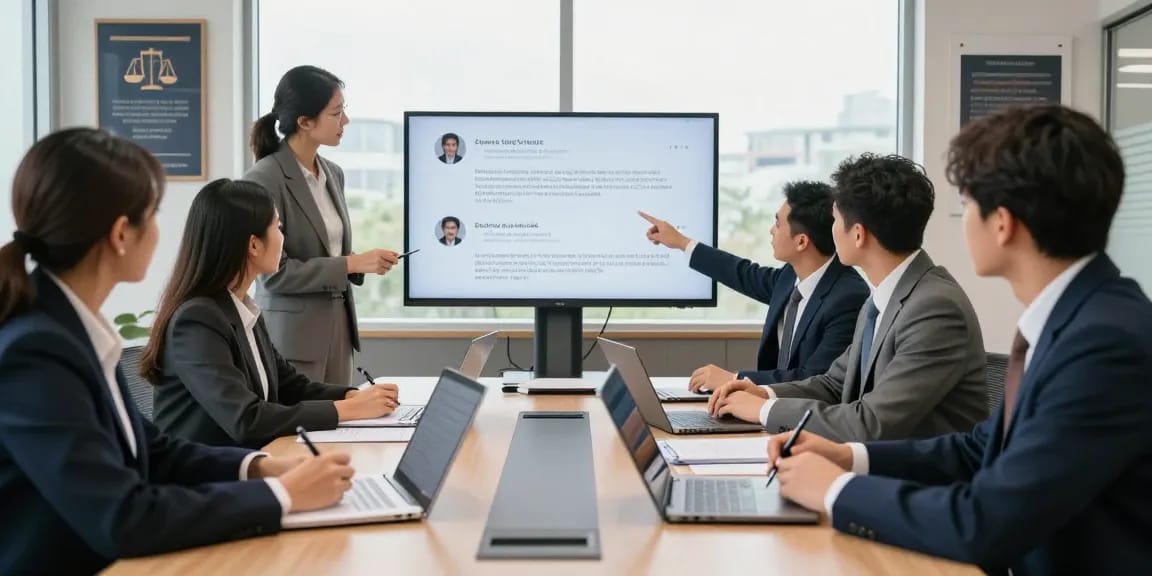Philadelphia Employment Lawyer team collaborating in modern office to provide exceptional client service.