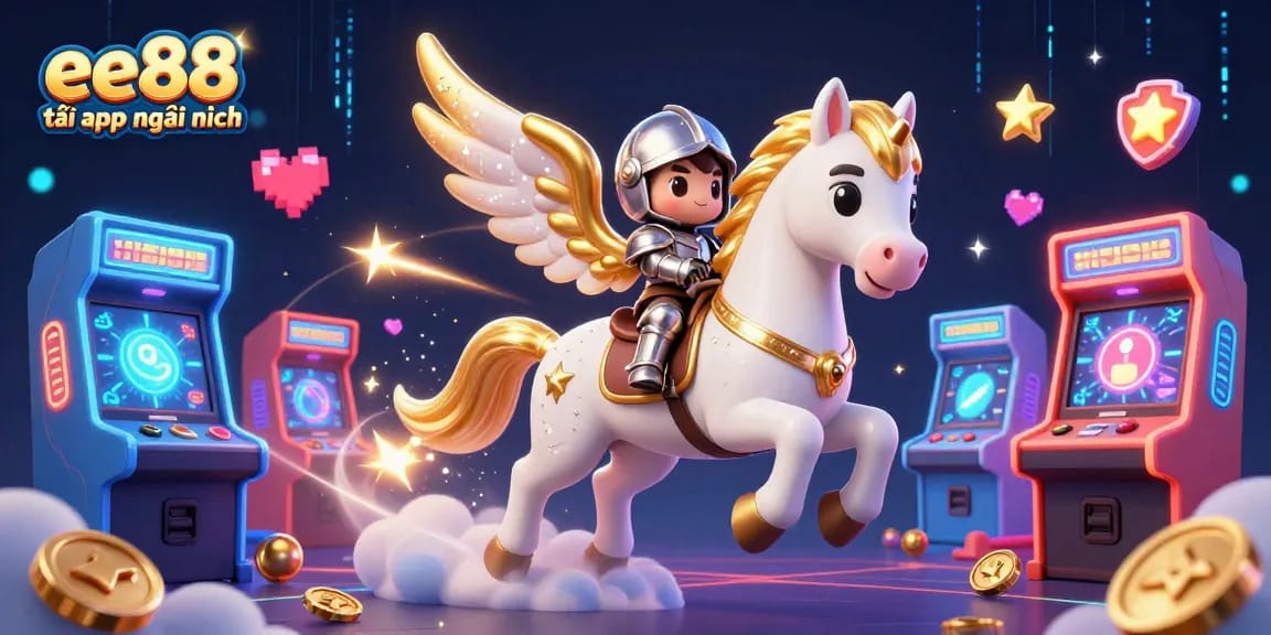 Experience the excitement of ee88 tải app mới nhất with this dynamic casino-themed illustration showcasing vibrant gaming elements.