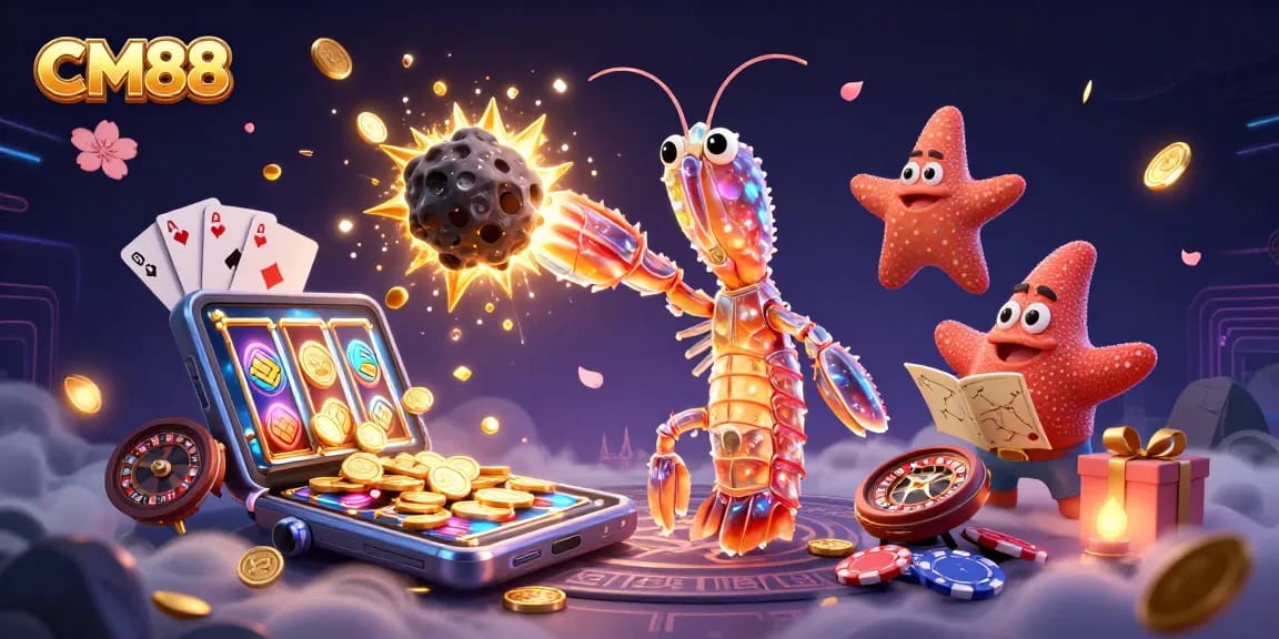 Experience the excitement at CM88 with vibrant slot games and riches unfolding!