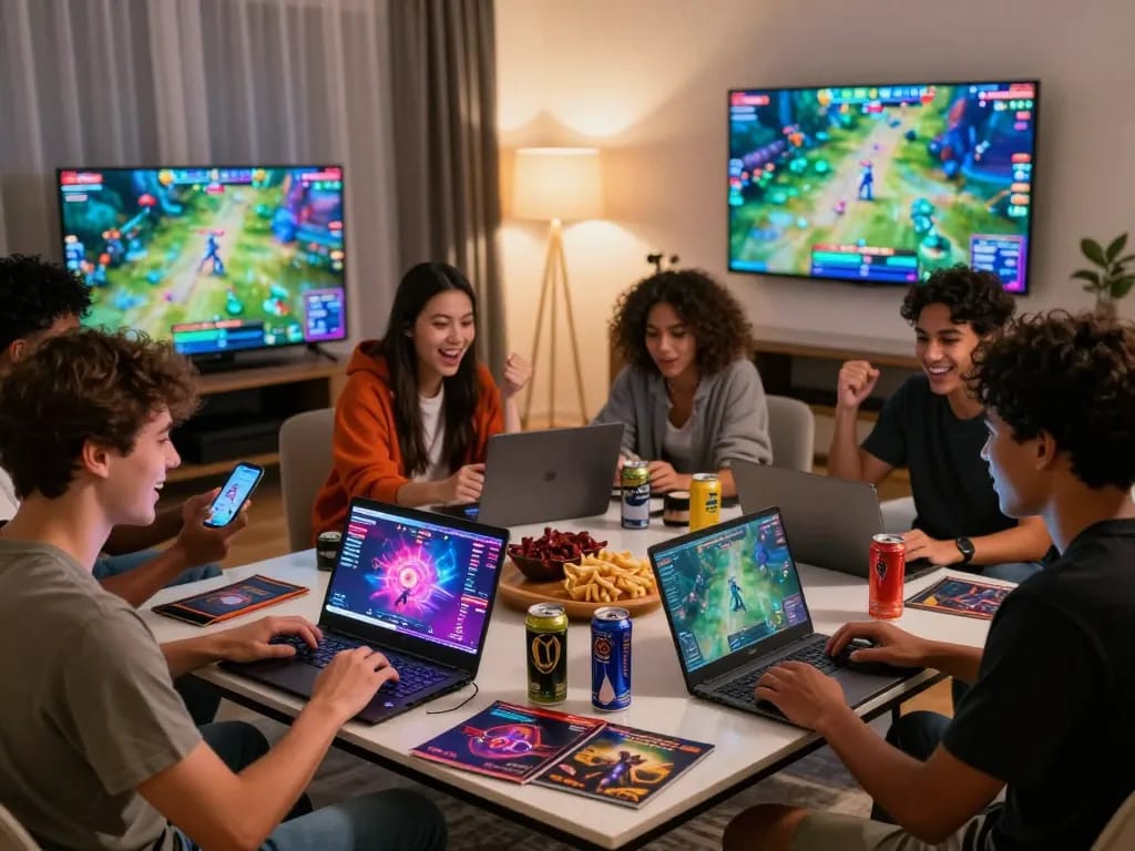 Engaged players enjoying the 399W online gaming experience in a lively and modern setting.