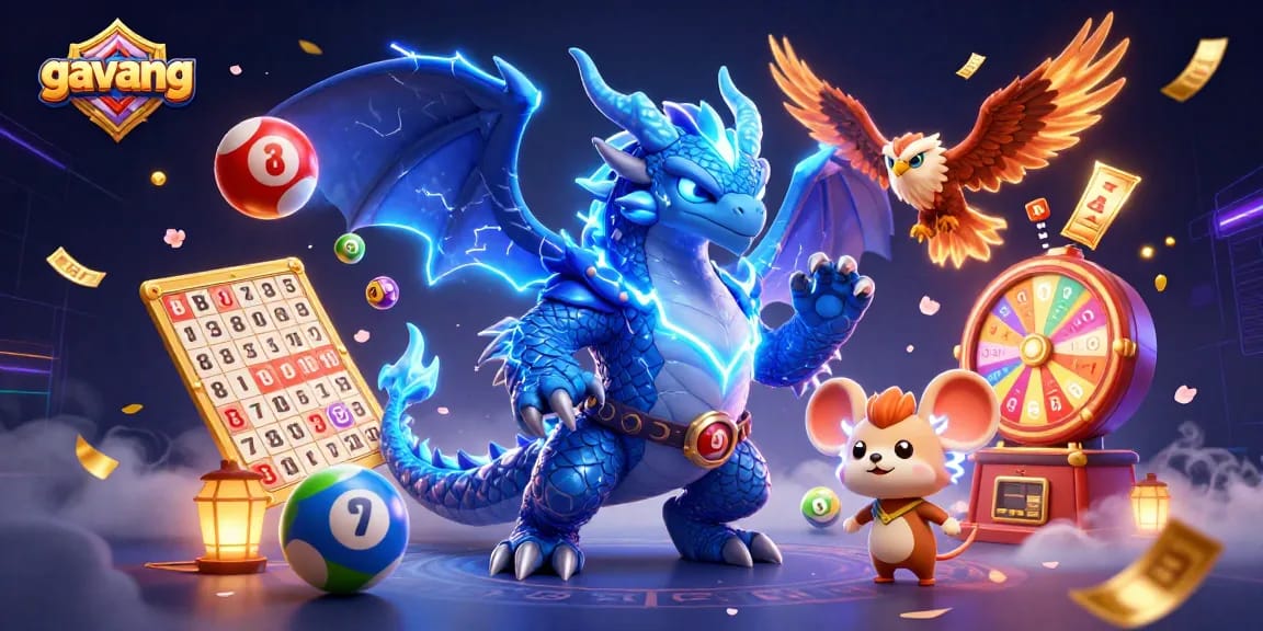Play the gavang lottery with electrifying characters and thrilling gaming elements