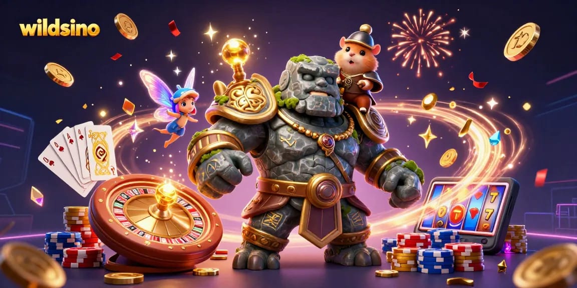 Juega y gana en wildsino con tragaperras, monedas doradas y giros llenos de magia.