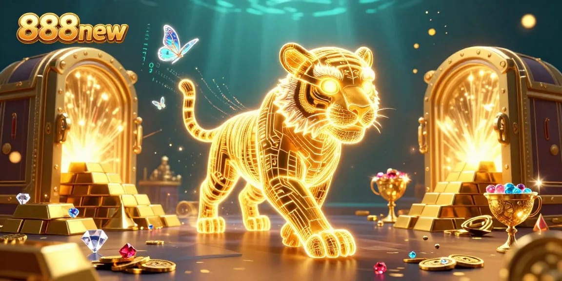 Bet on exciting games with 888new in a vibrant digital casino filled with treasures.