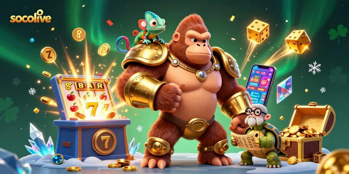 Join the action and spin for jackpot wins with socolive's exciting gaming experience.