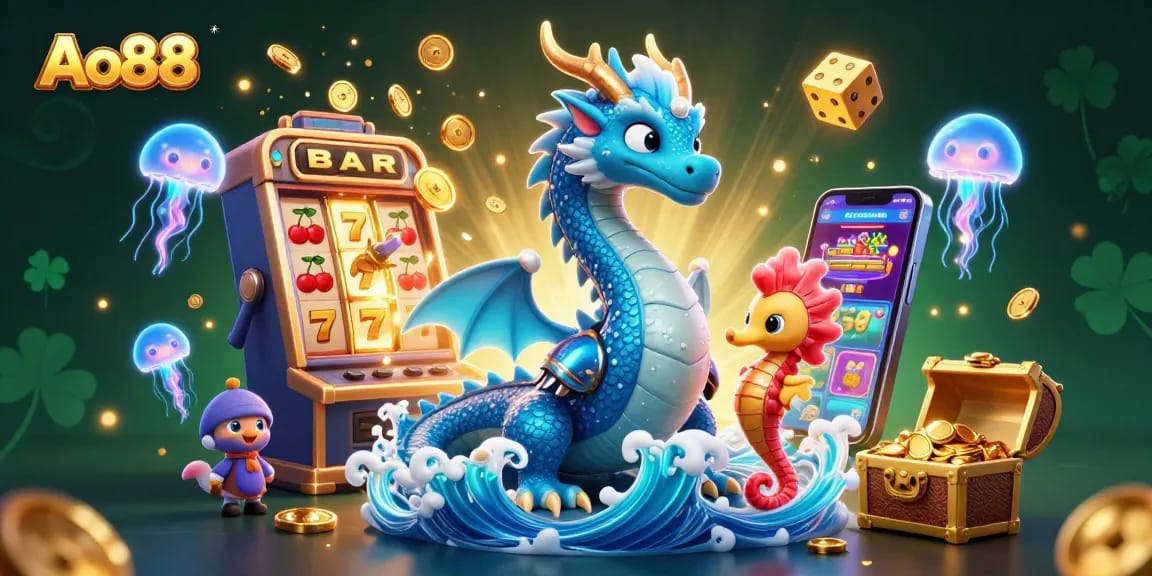 Experience excitement with Ao88, where the azure dragon and lucky symbols bring jackpots alive.