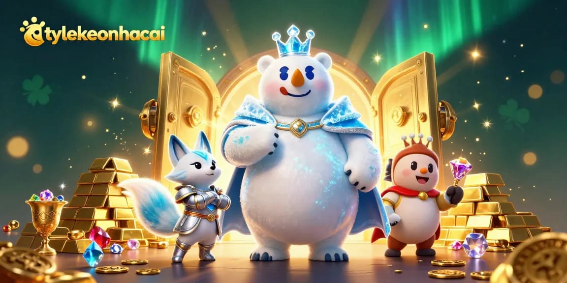 Place bets on tylekeonhacai to unveil treasures in an enchanting 3D casino universe.