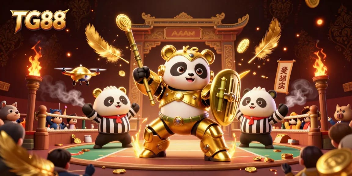 TG88 engages players in lively sports betting action with vibrant characters and dynamic atmosphere.