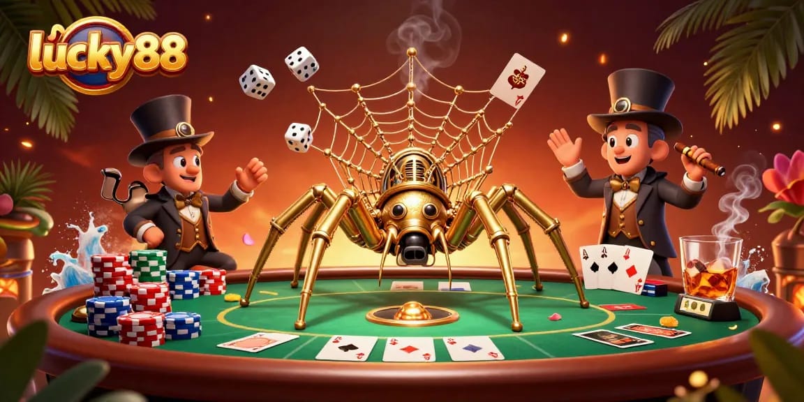 Capture exciting moments at lucky88 with this immersive steampunk-inspired casino scene.
