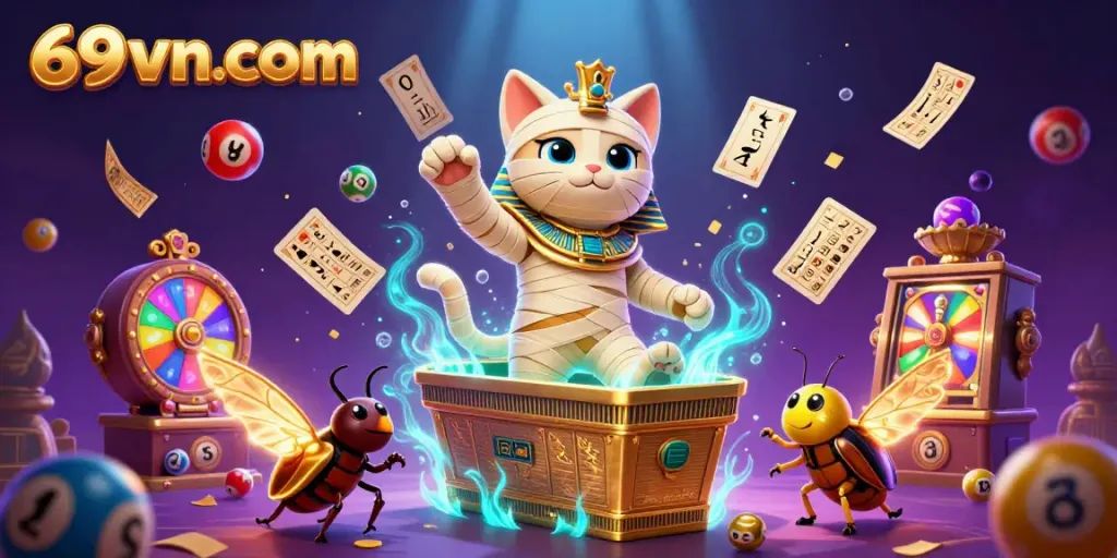 Engage with thrilling games at 69vncom, featuring vibrant lottery elements and dynamic casino ambiance.