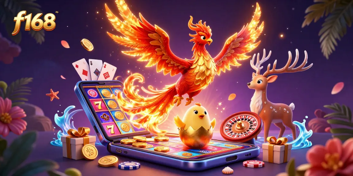 Win exciting jackpots with f168's vibrant 3D casino experience featuring dynamic slot games.