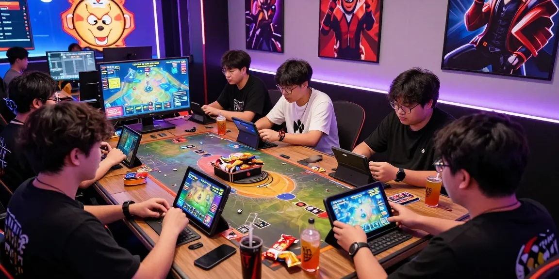 Trải nghiệm chơi game bài B52 sôi động với người chơi và không gian hiện đại.