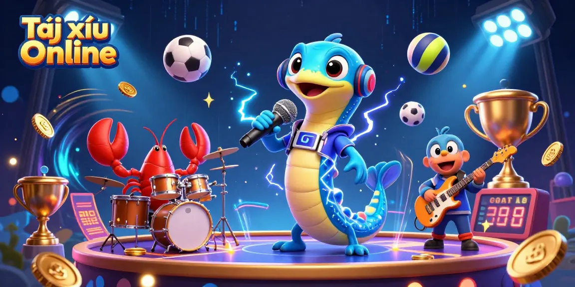Experience Tài xỉu Online with excitement as the electric eel DJ ignites the underwater casino scene.