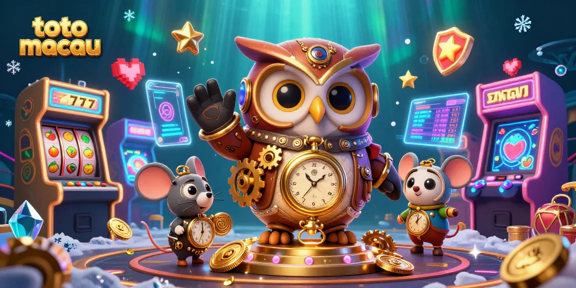 Engage in thrilling gameplay at toto macau with vibrant characters and casino elements in a rich 3D illustration.