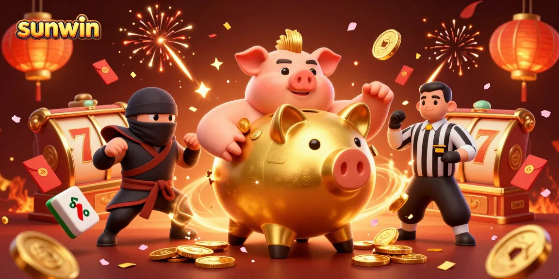 Experience thrilling gameplay with sunwin's vibrant 3D casino scene featuring lively characters and immersive elements.