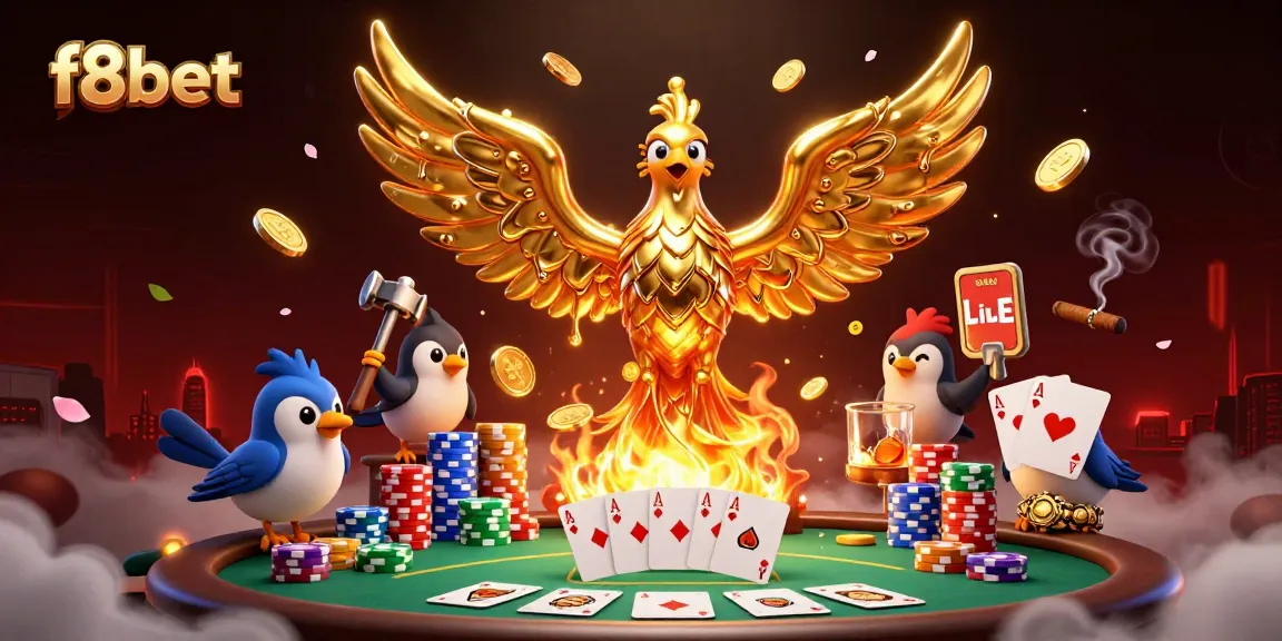 Experience thrilling gameplay at F8BET with a vibrant, packed casino scene full of action.