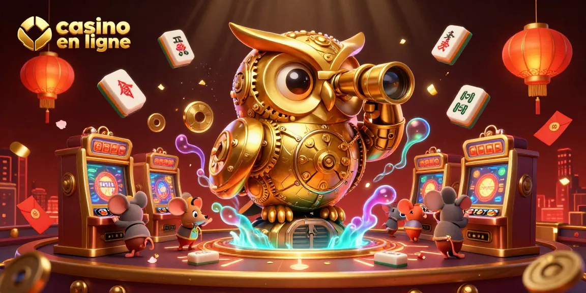 Jouez aux jeux de casino en ligne avec notre illustration 3D captivante pleine de détails.