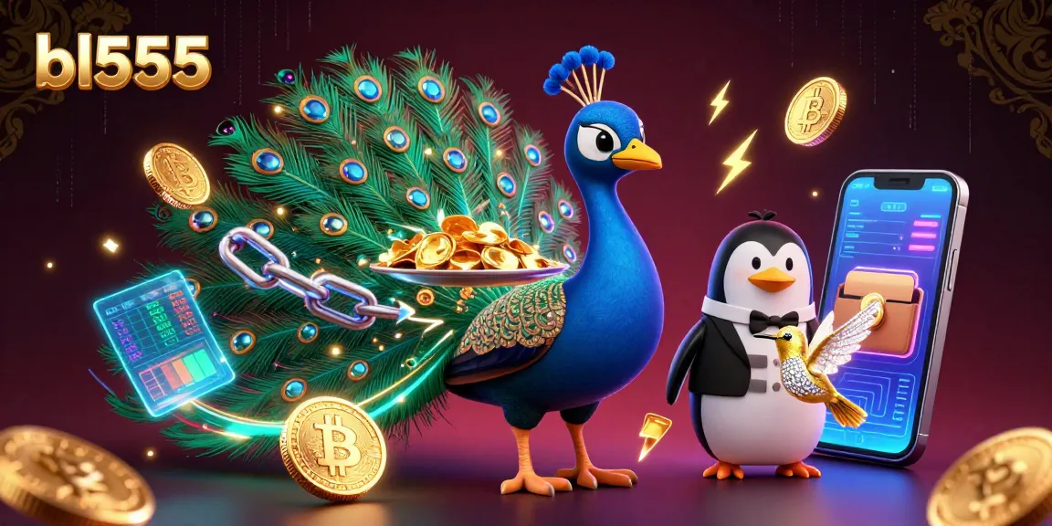 Engage with the vibrant world of bl555 in a dynamic casino-themed illustration featuring captivating characters and immersive elements.