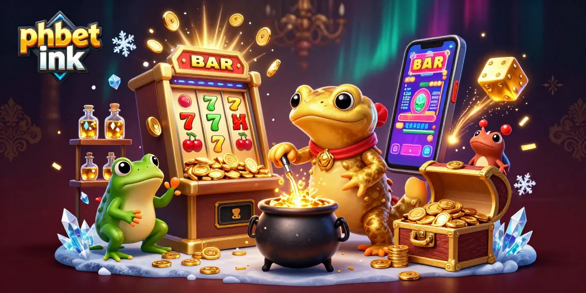 Experience phbet ink's thrilling gaming scene with gold coins and dynamic casino elements.