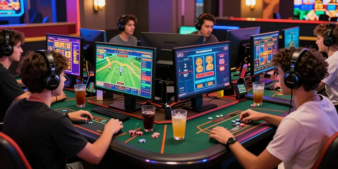 Players enjoying various games on the Trang chủ hm88 platform, capturing the excitement of online casino entertainment.