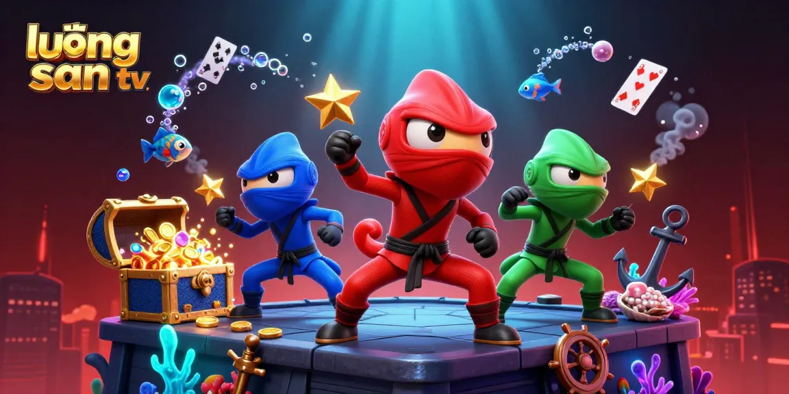 Experience lương sơn tv with thrilling action and vibrant underwater adventures in this lively casino art.