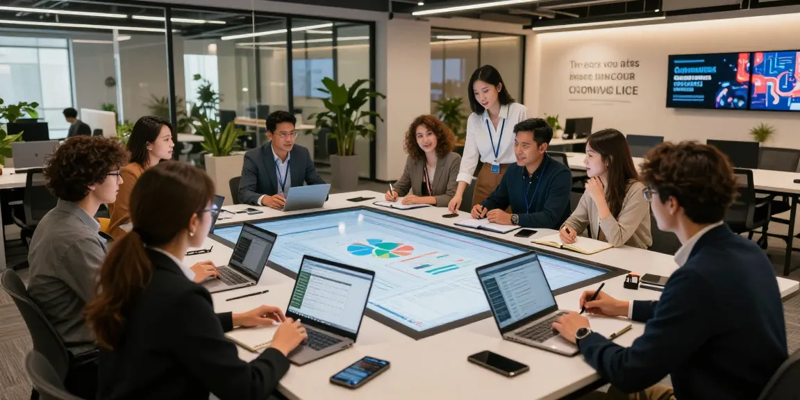 Team collaboration at https://factors.org.uk showcasing innovative data analysis in a bright workspace.