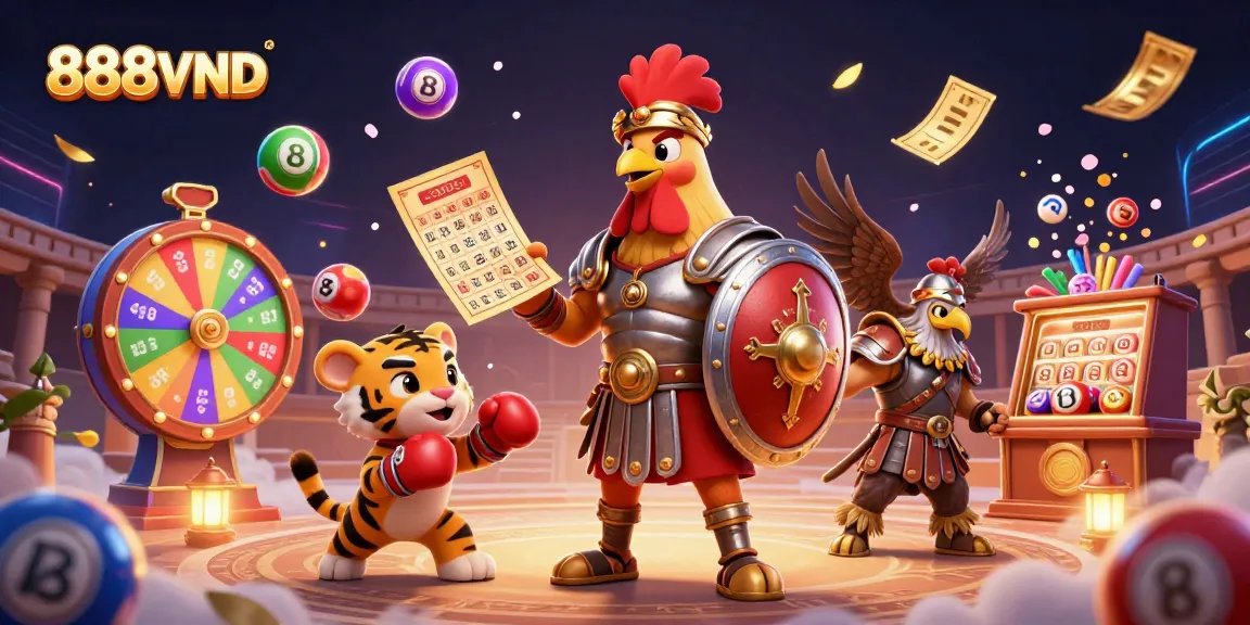 Experience thrilling gameplay with 888VND's exciting features in a vibrant casino atmosphere.