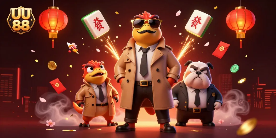 Watch three raptors in a trench coat as they try to access UU 88's VIP lounge with a bouncer dog.
