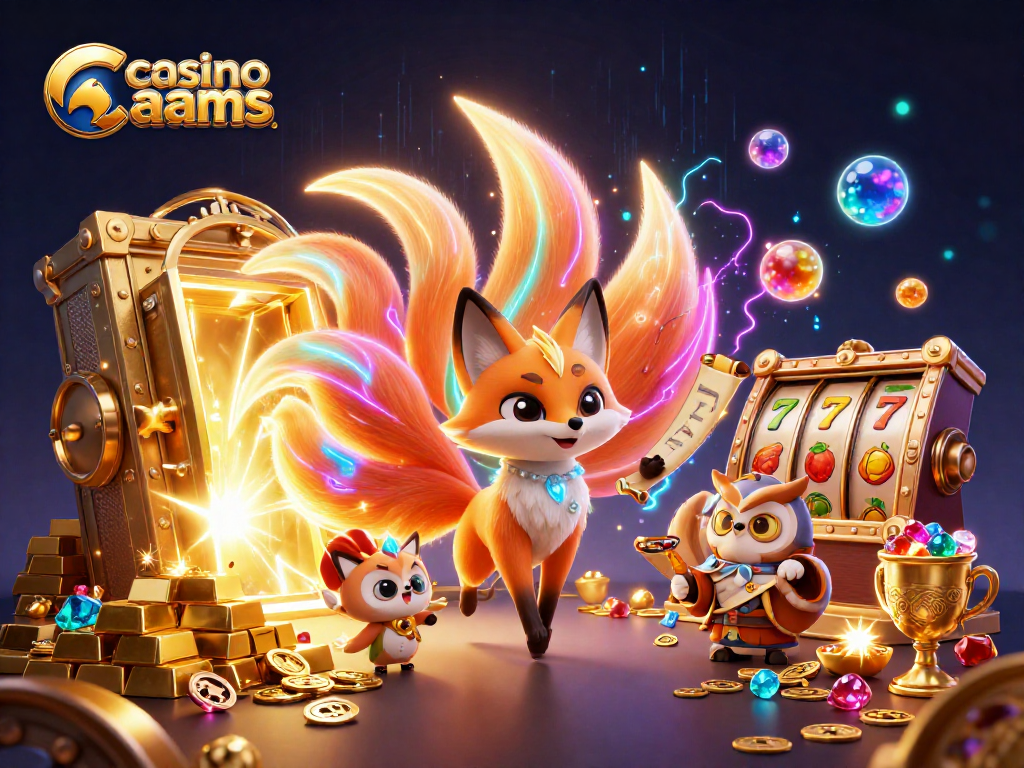 Gioca nei casinò non AAMS con una scena magica di tesori e premi scintillanti.