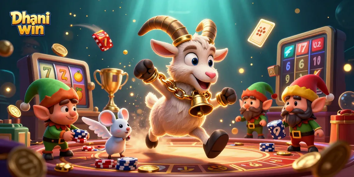 Engage in thrilling casino action with Dhani win as Krampus and friends create a festive yet spooky atmosphere, showcasing excitement around slot games.