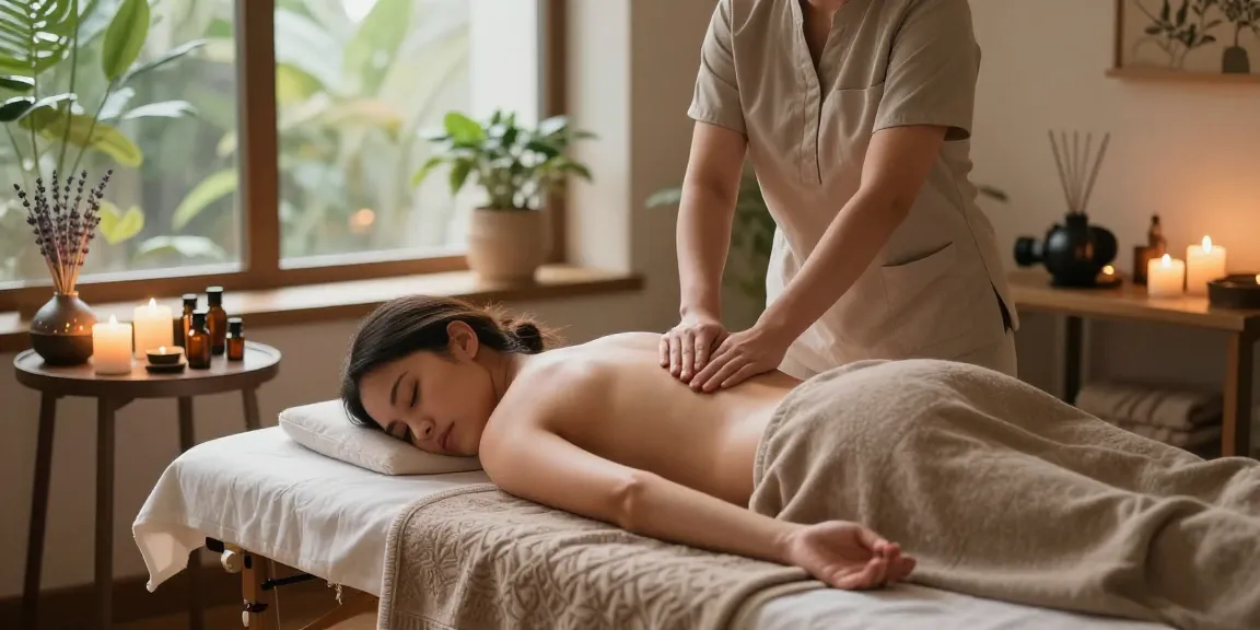 High-quality 고양출장마사지 therapy scene showcasing a serene spa environment.