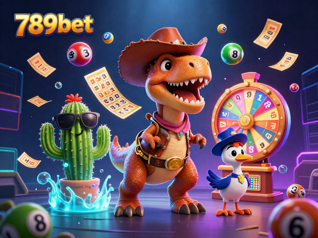 Engage with exciting gambling adventures at 789bet with dynamic cartoon characters and colorful gaming elements.