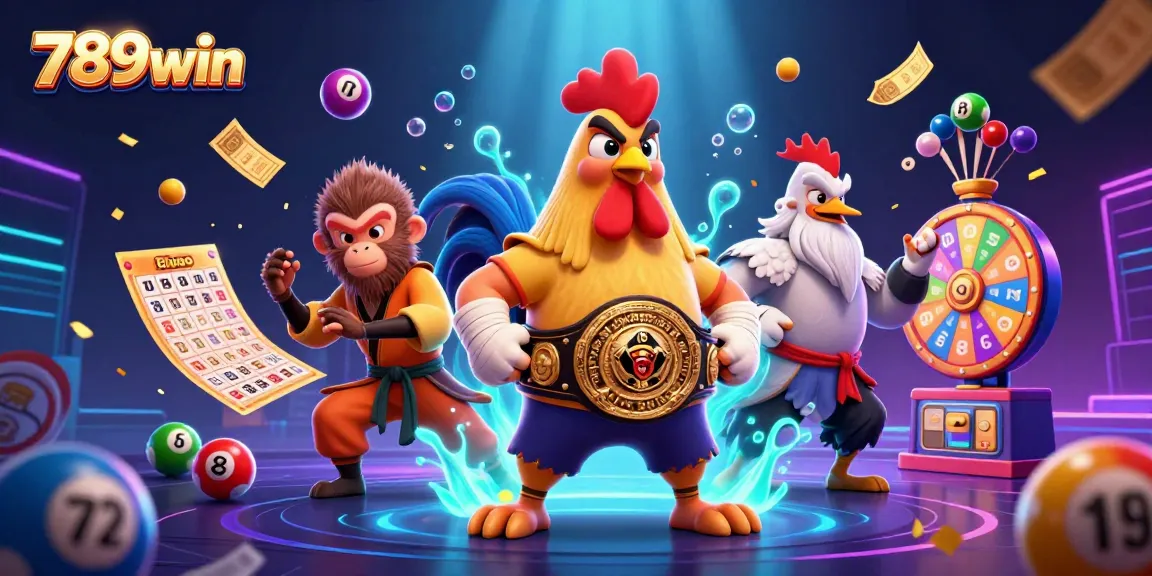 Engage in thrilling gameplay at 789win with vibrant casino elements and animated excitement.