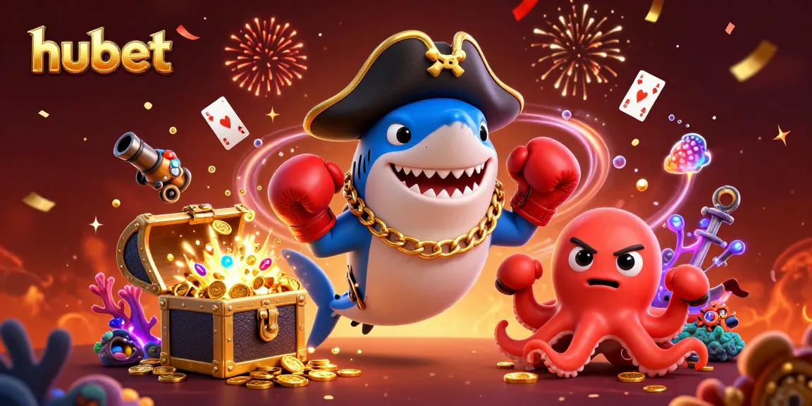 hubet offers thrilling casino adventures with cartoons bursting with energy and gold.