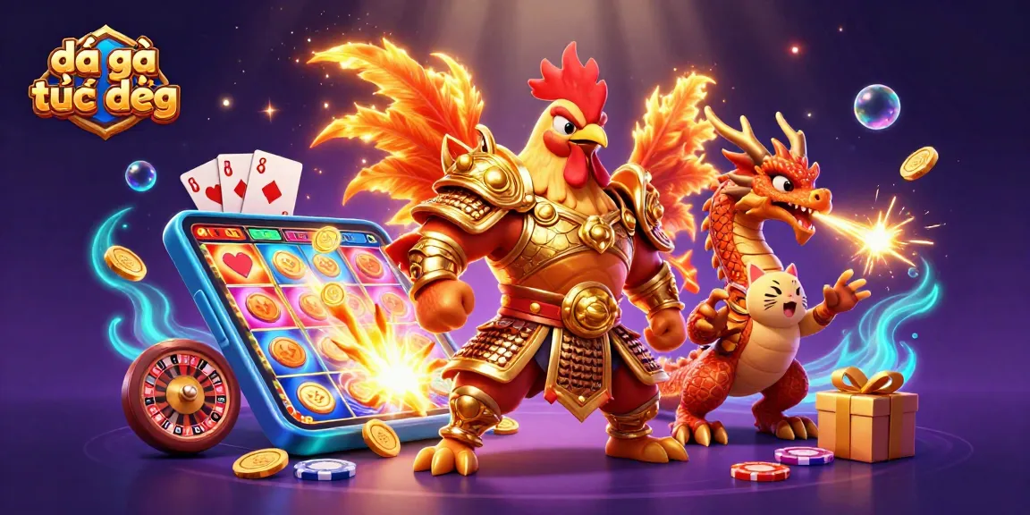 Experience thrilling đá gà trực tiếp action with our vibrant 3D illustration featuring a fighting rooster and dragon.