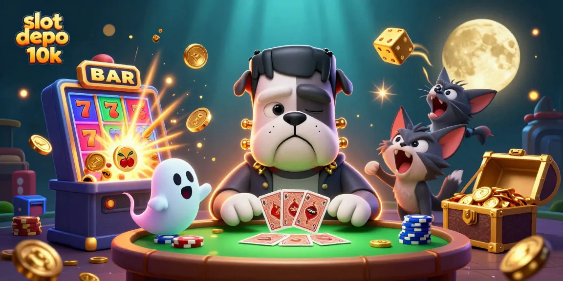 Menangkan jackpot di slot depo 10k dengan simbol beruntung dan karakter menarik.