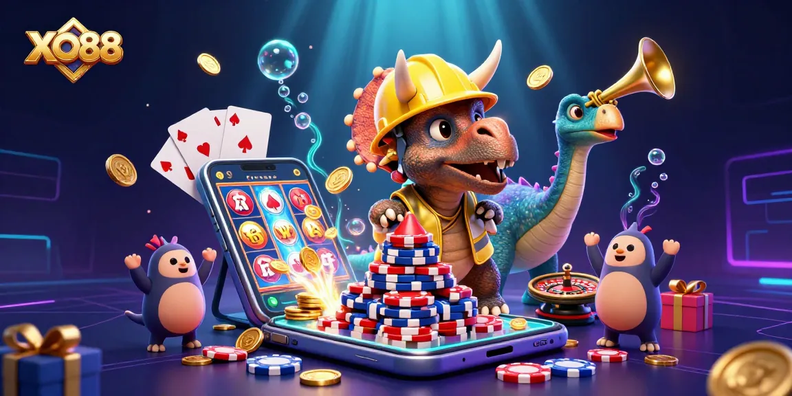 Engage with the exciting world of XO88 and its vibrant casino scene showcasing rewards and celebration.