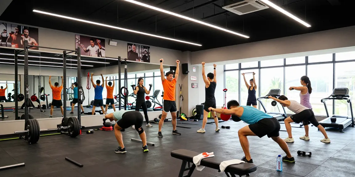 Official Prime Pharma Steroid Shop encourages athletic growth in a modern gym.
