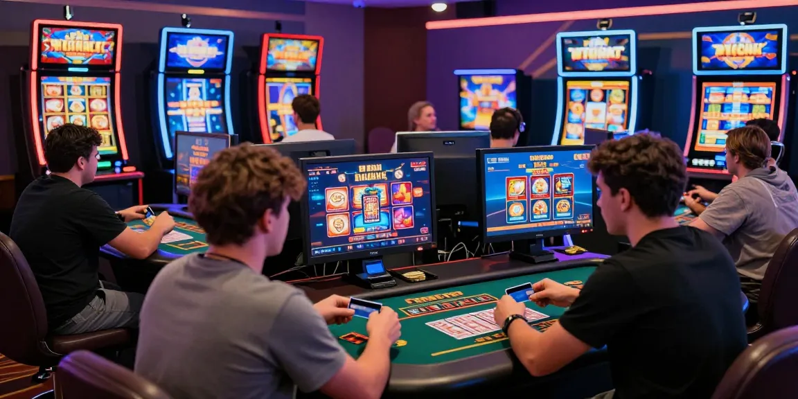 Credit card casinos experience at scoarch.org.uk showcasing engaging players and vibrant gaming aesthetics.