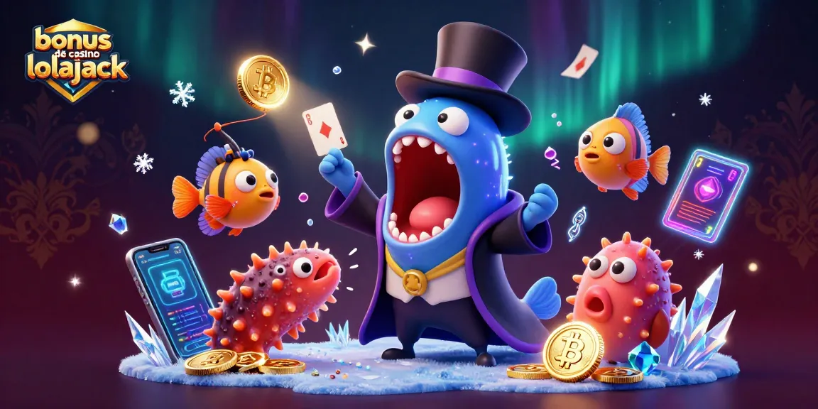 Jouez au bonus de casino lolajack avec une ambiance magique illustrée par des créatures marines.