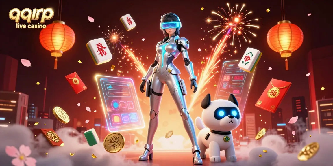 Experience the vibrant qqrp live casino atmosphere with stunning characters and lively game elements.