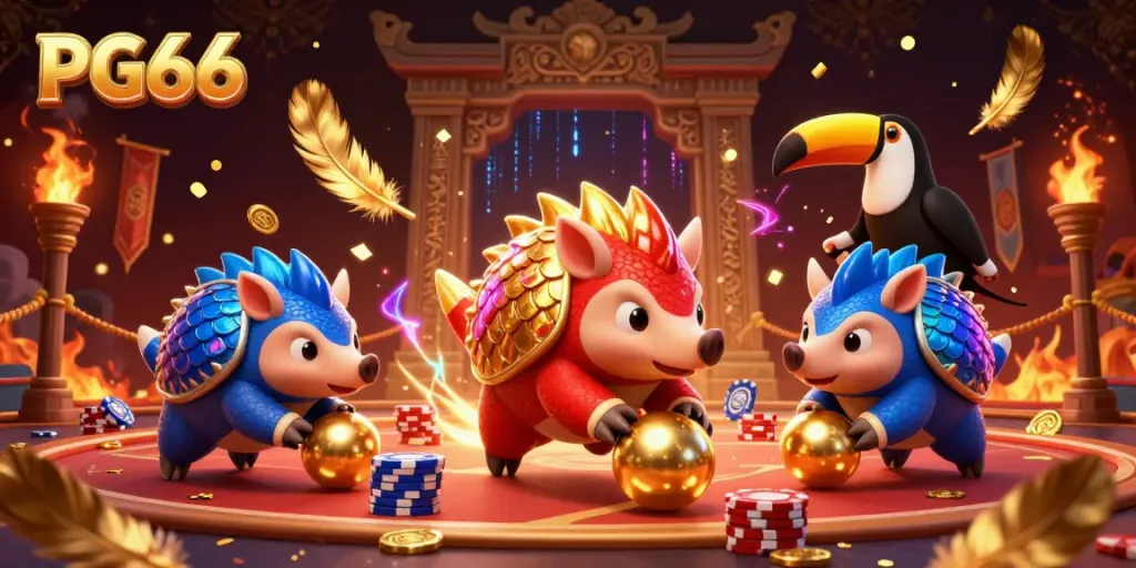 Engage in thrilling gameplay at PG66 with pangolins and dynamic casino elements.
