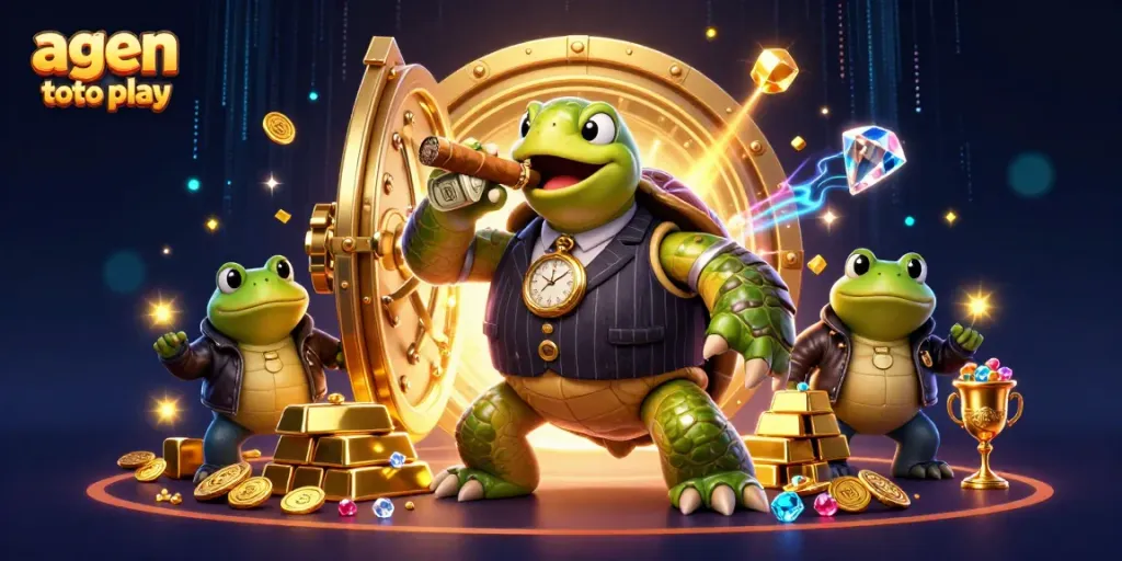 Engage with the vibrant world of agen toto play as a snapping turtle mobster oversees riches and excitement.